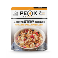 Peak Refuel Mountain Berry Cobbler package on a white background