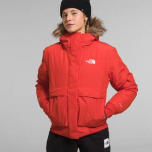 The North Face Women’s Arctic Bomber, Red, Jacket, Womens Parka